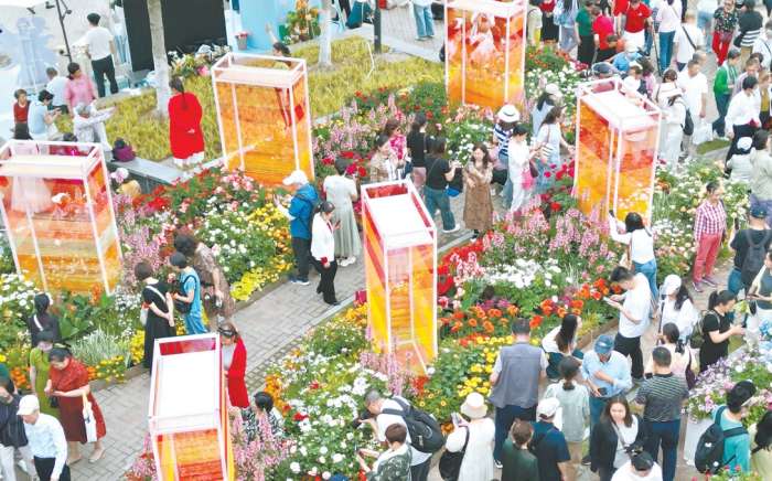 武汉2025年世界花园大会启幕，数万市民“共赴繁花”