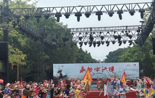 玩转五一│泉州“宋江阵”惊艳登场 尽展民俗风采
