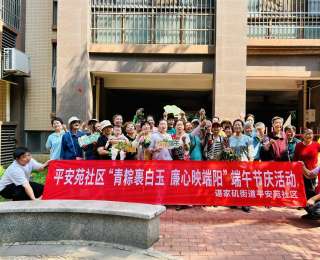 青粽裹白玉，长江新区平安苑社区举行端午节活动