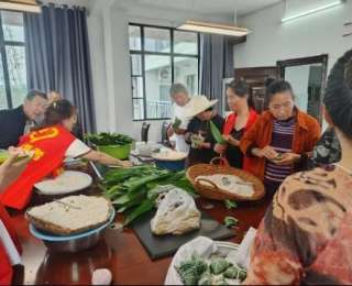 粽香传村韵，武汉江夏区山坡街光明村开展迎端午活动