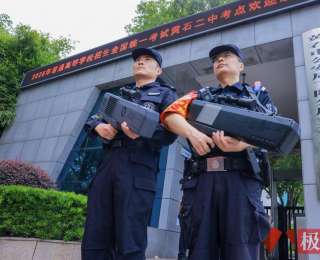 高考首日，湖北警方硬核护考暖心助威