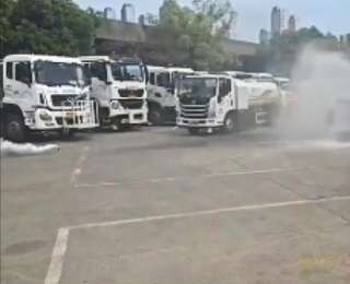 现场模拟3个连续场景，武昌交警联合城管开展应急演练