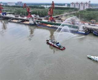 多部门联动！长江武汉段上演码头船舶火灾综合应急演练