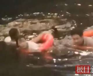 女子意外落水，湖北广水市实验小学老师英勇救人