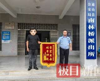 八旬老人养老钱被盗，通山公安速破案获锦旗