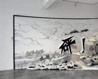 “砰”“咔”“哗啦”……好热闹的雕塑现身湖美毕业展