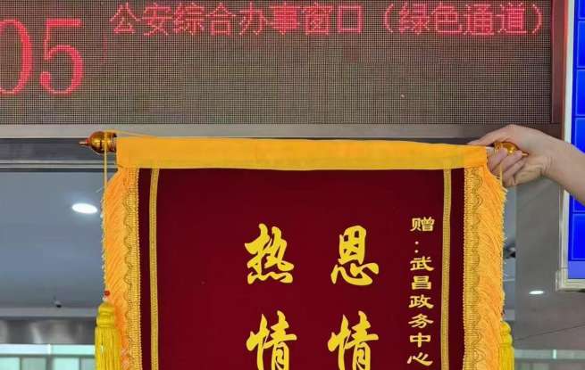 群众的急事必须特事特办！武昌公安政务窗口民警“八百里加急”