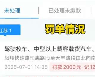 江苏网友称超速罚单显示速度17052km/h，扣了12分罚款2000元
