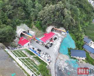 湖北在建最长公路隧道“零开挖”进洞，守护生态底色