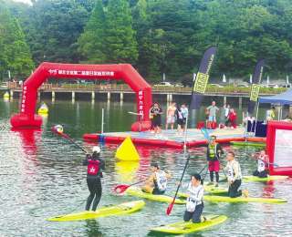 从九宫山逐浪到大清江 一叶桨板 一夏凉爽