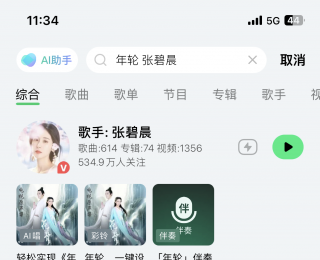 海外网友曝QQ音乐海外版下架张碧晨《年轮》，国内版可正常收听