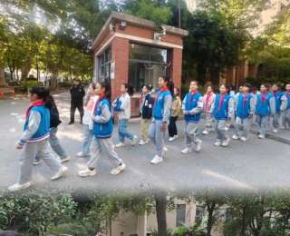 吉林街小学学子走进社区，把重阳祝福送到老人心坎上