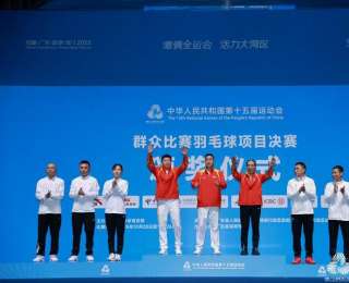 挥拍定乾坤！武汉职业技术大学教师勇夺全运会群众比赛羽毛球男双金牌