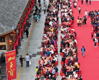 湖北清江畫廊“花家囍宴”成爆款文旅盛宴