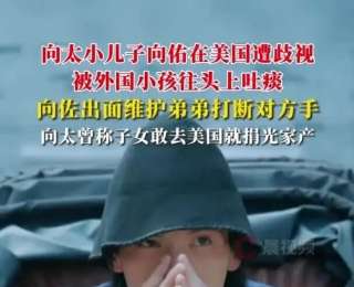 向太談兒子向佐向佑：向佑在美國遭歧視被小孩往頭上吐痰，向佐出面維護弟弟打斷對方手；此前向太曾稱子女敢去美國就捐光家產
