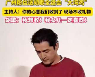 胡歌秒變 “女兒奴”引全場爆笑！主持人婉拒粉絲送粉色“大灣雞”，胡歌：我想收哎，我女兒一定喜歡