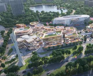 襄陽首個開放式公園化街區亮相，漢江PARK擬于2026年迎客