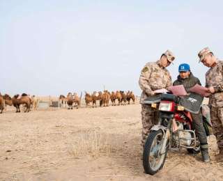 內蒙古額濟納旗奏響“航天牧歌”