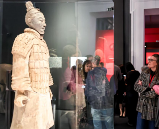 中国兵马俑亮相匈牙利布达佩斯美术馆