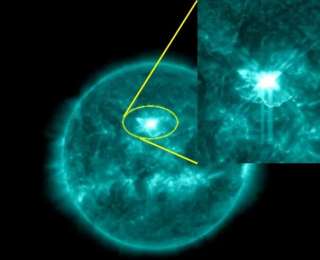 太陽活動區7日凌晨爆發一次M8.1級耀斑過程：預計所噴出的物質在9日到達地球，屆時將可能引發地磁暴，強度可達中等甚至更強