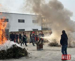 孝南公安联合开展产业园消防安全培训