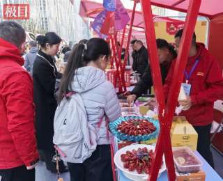 冬季掀起新“食”尚，潜江龙虾火爆武汉，市民排队尝鲜