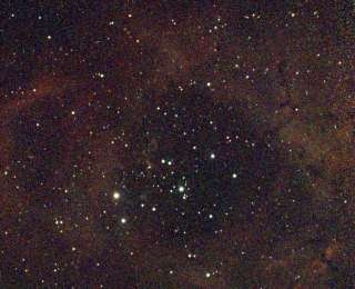 天文望遠鏡觀測到的玫瑰星云