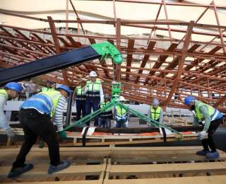 大埃及博物馆开始组装胡夫法老第二艘太阳船