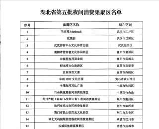 湖北省再添20处夜间消费集聚区，新“夜态”激发消费市场新活力