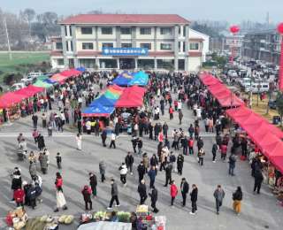 山水山货汇北河 乡村振兴添活力——宜城刘猴镇首届“山水山货”集市火热开市