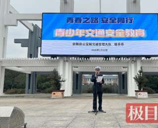 崇阳公安：交通安全宣传进校园，守护青春平安路