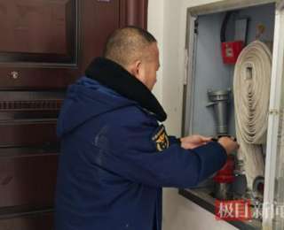 湖北松滋消防强化高层建筑火灾隐患排查