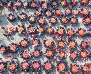 新春走基层|村里掏钱，湖北一村连续5年请全村800多位村民吃团年宴