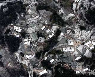 恩施市：雪落麂子渡 乡村入画来