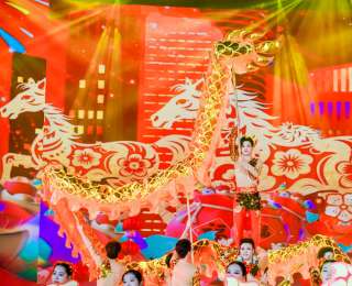 龙腾荆楚贺新年！中南民族大学学子亮相中国农民春晚