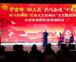 雷鋒薪火映杏林，湖北省文聯(lián)荊楚“紅色文藝輕騎兵”用文藝溫暖醫(yī)護(hù)