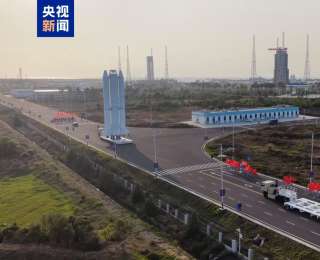 长征八号甲遥八火箭转运至发射区 近期择期发射