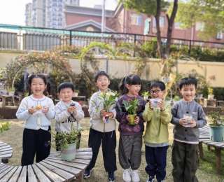 萌娃遇豆包，幼儿园植绿有奇招