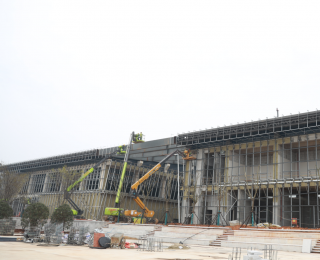 重点项目“加速跑”：阳新县体育中心雄姿初现 预计今年6月全面竣工