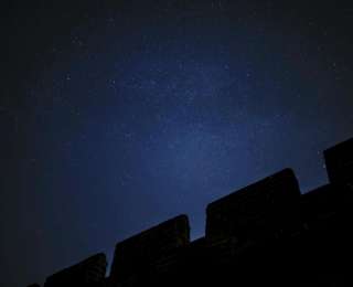 金山岭长城的星空