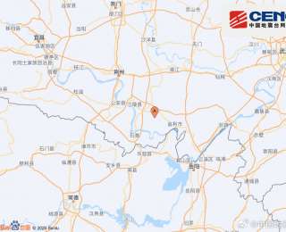 湖北荆州市监利市附近发生3.1级左右地震