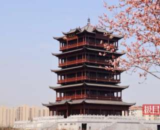 与黄鹤楼南北相望，孝感文昌阁“五一”迎客来，游客深度体验“孝爱之城·繁花甜旅”