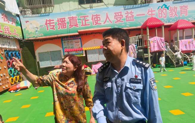 安全不能靠“运气”，枣阳民警用“笨办法”为幼儿园上好安全锁